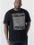 D555 OAKLEY LA Geometric Print Crew Neck T-Shirt Black - Magliette - Magliette Uomo Taglie Forti
