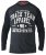 D555 KELTON Long Sleeve Raglan T-Shirt Charcoal/Black - Magliette - Magliette Uomo Taglie Forti