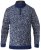 D555 MARSDEN Neck Sweater Navy/Ecru - Felpe & felpe con cappuccio - Felpe & Felpe con Cappuccio Uomo Taglie Forti