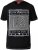 D555 OAKLEY LA Geometric Print Crew Neck T-Shirt Black - Magliette - Magliette Uomo Taglie Forti