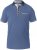 D555 SWANN Short Sleeve Stretch Polo Denim Melange - Polo - Polo Uomo Taglie Forti