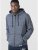 D555 Romney Full Zipper Hoodie Navy - Felpe & felpe con cappuccio - Felpe & Felpe con Cappuccio Uomo Taglie Forti