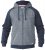 D555 Cristiano Hoodie Blue/Navy - Felpe & felpe con cappuccio - Felpe & Felpe con Cappuccio Uomo Taglie Forti