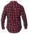 D555 Lawton LS Flannel Shirt Red - Camicie - Camicie Taglie Forti Uomo