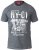 D555 Lorne T-shirt Grey Twist - Magliette - Magliette Uomo Taglie Forti