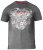 D555 Bradley T-shirt Charcoal - Magliette - Magliette Uomo Taglie Forti