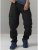 D555 Nelson Stretch Tapered Cargo Pants Black - Jeans & pantaloni - Jeans & Pantaloni Uomo Taglie Forti