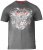 D555 Bradley T-shirt Charcoal - Magliette - Magliette Uomo Taglie Forti