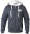 D555 Hulk Fur Lined Zipper Hood Navy - Felpe & felpe con cappuccio - Felpe & Felpe con Cappuccio Uomo Taglie Forti