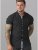 D555 Dwight Short Sleeve Shirt Black - Camicie - Camicie Taglie Forti Uomo