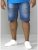 D555 Rodrigo Stretch Biker Style Shorts - Shorts - Pantaloncini Uomo Taglie Forti
