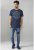 D555 Wilfred T-shirt Navy - Magliette - Magliette Uomo Taglie Forti