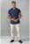 D555 Norman Short Sleeve Oxford Shirt Navy - Camicie - Camicie Taglie Forti Uomo