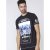 D555 Ethan T-shirt Black - Magliette - Magliette Uomo Taglie Forti