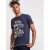 D555 Slater T-shirt Navy - Magliette - Magliette Uomo Taglie Forti