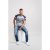 D555 Jones T-shirt Grey - Magliette - Magliette Uomo Taglie Forti