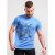 D555 Monty T-shirt Blue - Magliette - Magliette Uomo Taglie Forti
