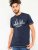 D555 Randwick San Francisco Printed T-Shirt Navy - Magliette - Magliette Uomo Taglie Forti