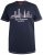 D555 Randwick San Francisco Printed T-Shirt Navy - Magliette - Magliette Uomo Taglie Forti