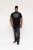 D555 Willoughby NYC Dot Printed T-Shirt Black - Magliette - Magliette Uomo Taglie Forti