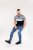 D555 Vista Couture Cut And Sew Curved Hem T-Shirt - Magliette - Magliette Uomo Taglie Forti