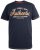 D555 Jasper Authentic Printed T-shirt Navy - Magliette - Magliette Uomo Taglie Forti