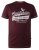 D555 Wharf California Eagle Printed T-Shirt Burgundy - Magliette - Magliette Uomo Taglie Forti