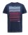 D555 Cransford Gradient Line Printed T-Shirt - Magliette - Magliette Uomo Taglie Forti