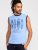 D555 Bretton Surf Board Printed Sleeveless T-Shirt - Magliette - Magliette Uomo Taglie Forti