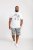 D555 Trafford Bike Photo Printed T-Shirt White - Magliette - Magliette Uomo Taglie Forti