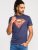 D555 Scampton Official Superman Printed T-Shirt Navy - Magliette - Magliette Uomo Taglie Forti