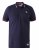 D555 Sloane Polo Shirt With Chest Embroidery Navy - Polo - Polo Uomo Taglie Forti