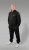 20 Nodi Mistral Tracksuit in Combed Fleece Cotton Black - Tute da ginnastica - 