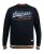 D555 Marlow Printed Crew Neck Sweatshirt Navy - Felpe & felpe con cappuccio - Felpe & Felpe con Cappuccio Uomo Taglie Forti