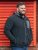 D555 Daly Quarter Zip Fleece Sweatshirt Nero/Grigio - Felpe & felpe con cappuccio - Felpe & Felpe con Cappuccio Uomo Taglie Forti