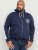 D555 Eaton Full Zip Hoodie Navy - Felpe & felpe con cappuccio - Felpe & Felpe con Cappuccio Uomo Taglie Forti