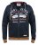 D555 Flanders Full Zip Hoody With Chest Print - Felpe & felpe con cappuccio - Felpe & Felpe con Cappuccio Uomo Taglie Forti