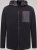 D555 Damien Micro Fleece Zip Through Hoody Nero/Grigio - Felpe & felpe con cappuccio - Felpe & Felpe con Cappuccio Uomo Taglie Forti