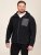 D555 Damien Micro Fleece Zip Through Hoody Nero/Grigio - Felpe & felpe con cappuccio - Felpe & Felpe con Cappuccio Uomo Taglie Forti