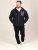 D555 Damien Micro Fleece Zip Through Hoody Nero/Grigio - Felpe & felpe con cappuccio - Felpe & Felpe con Cappuccio Uomo Taglie Forti