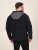 D555 Damien Micro Fleece Zip Through Hoody Nero/Grigio - Felpe & felpe con cappuccio - Felpe & Felpe con Cappuccio Uomo Taglie Forti