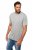 JP1880 702415 T-shirt con scollo a V Grigio melange - Magliette - Magliette Uomo Taglie Forti