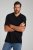 JP1880 702415 T-shirt con scollo a V Nero - Magliette - Magliette Uomo Taglie Forti