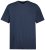 JP1880 702415 T-shirt con scollo a V Blu medio melange - Magliette - Magliette Uomo Taglie Forti
