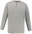 JP1880 702555 T-shirt Henley a maniche lunghe Grigio melange - Magliette - Magliette Uomo Taglie Forti
