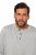 JP1880 702555 T-shirt Henley a maniche lunghe Grigio melange - Magliette - Magliette Uomo Taglie Forti