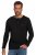 JP1880 702555 T-shirt Henley a maniche lunghe Nero - Magliette - Magliette Uomo Taglie Forti