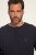 JP1880 702555 T-shirt Henley a maniche lunghe Blu scuro - Magliette - Magliette Uomo Taglie Forti