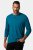 JP1880 Henley T-shirt Long Sleeve Blue - Magliette - Magliette Uomo Taglie Forti