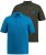 JP1880 704317 Polo confezione da 2 Blu turchese/Verde oliva - Polo - Polo Uomo Taglie Forti